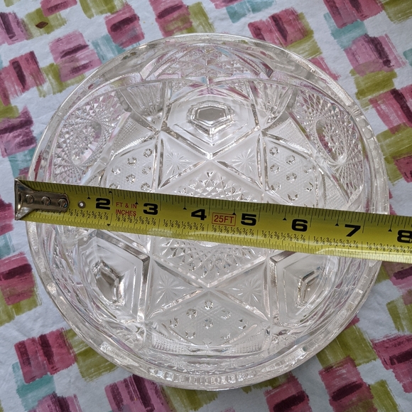 Imperial Glass Crystal bowl EUC Vintage footed candy dish - Picture 2 of 12
